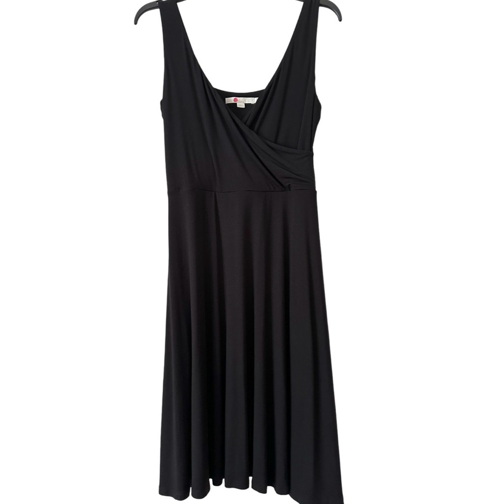 Boden Black Sleeveless Scoop Neck Dress, Size 8 Petite